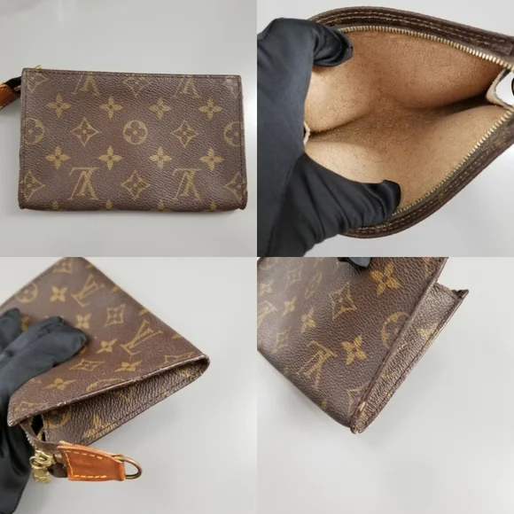 LOUIS VUITTON Classic Vintage Pouch Monogram print
